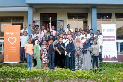 Django Girls workshop participants at PyCon Tanzania 2024